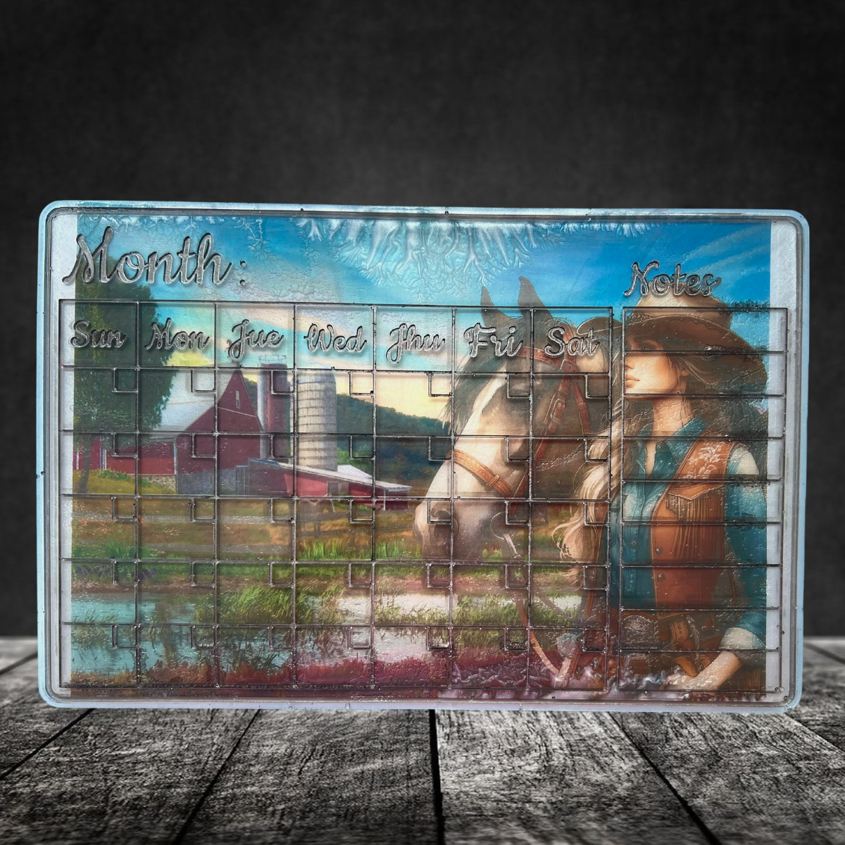 Cowgirl Calendar
