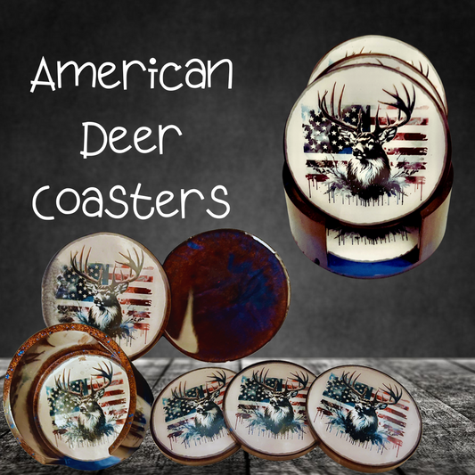 American Deer Coasters