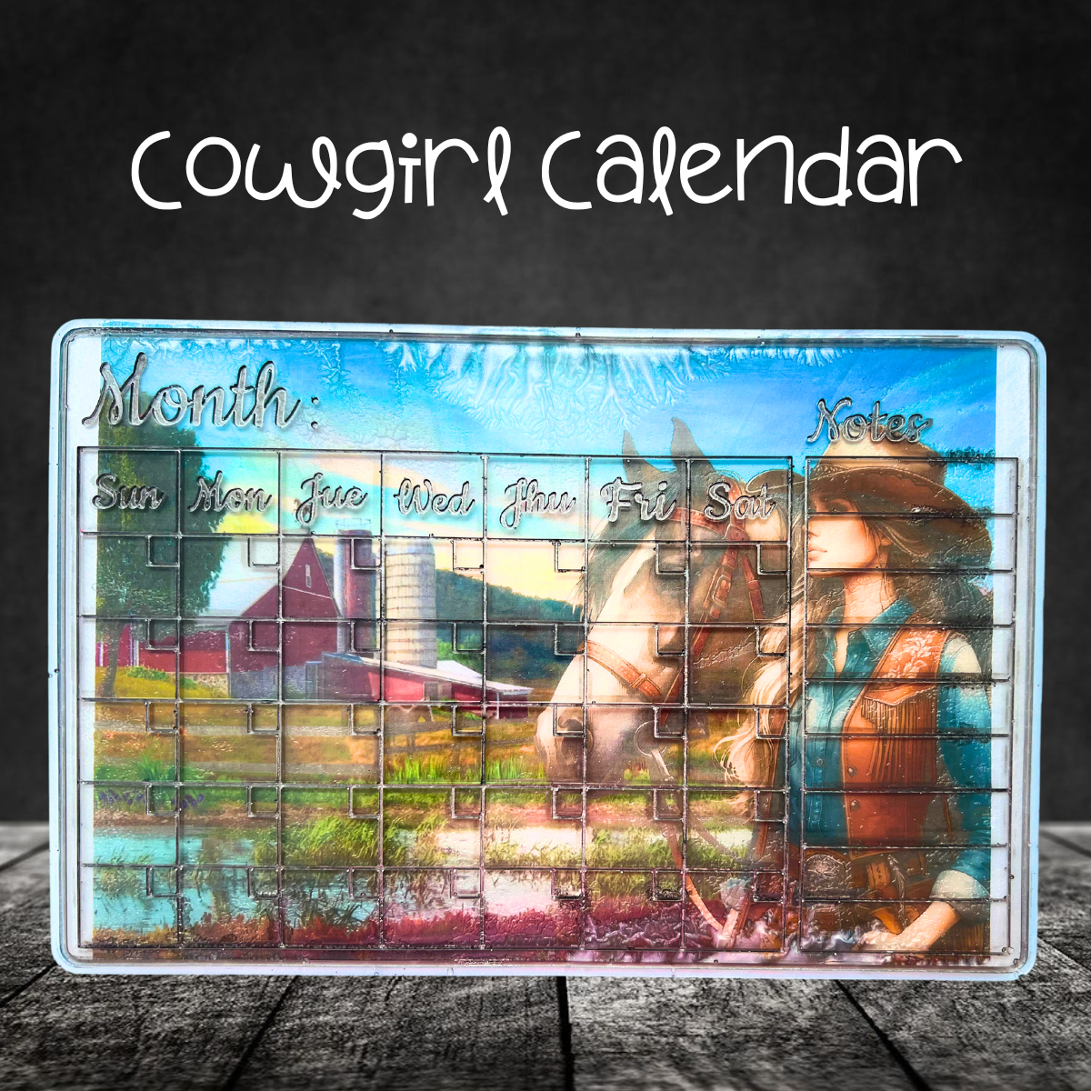 Cowgirl Calendar