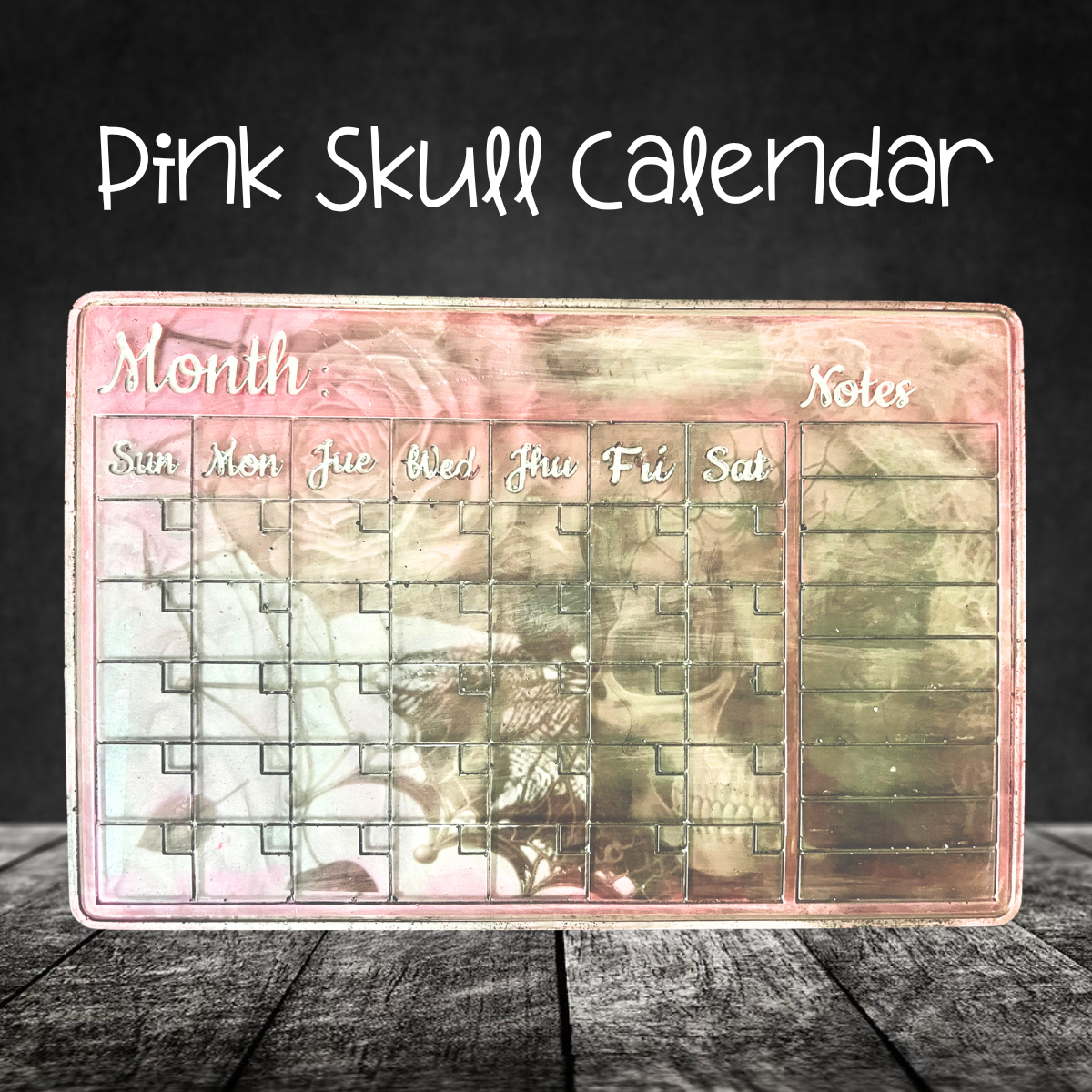 Pink Skull Calendar