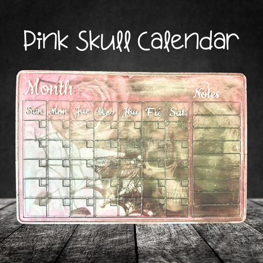 Pink Skull Calendar