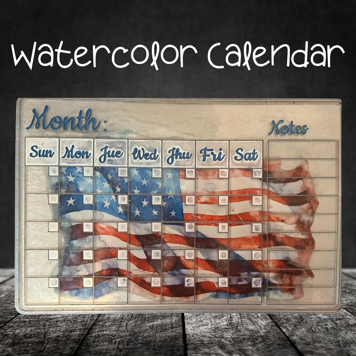 Watercolor Calendar